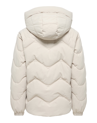 JDY - JDYPower Short Hood Puffer - Silver Lining 